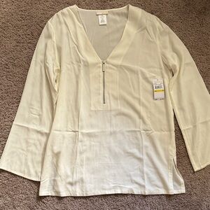 Michael Kors Cream Cover-Up Tunic